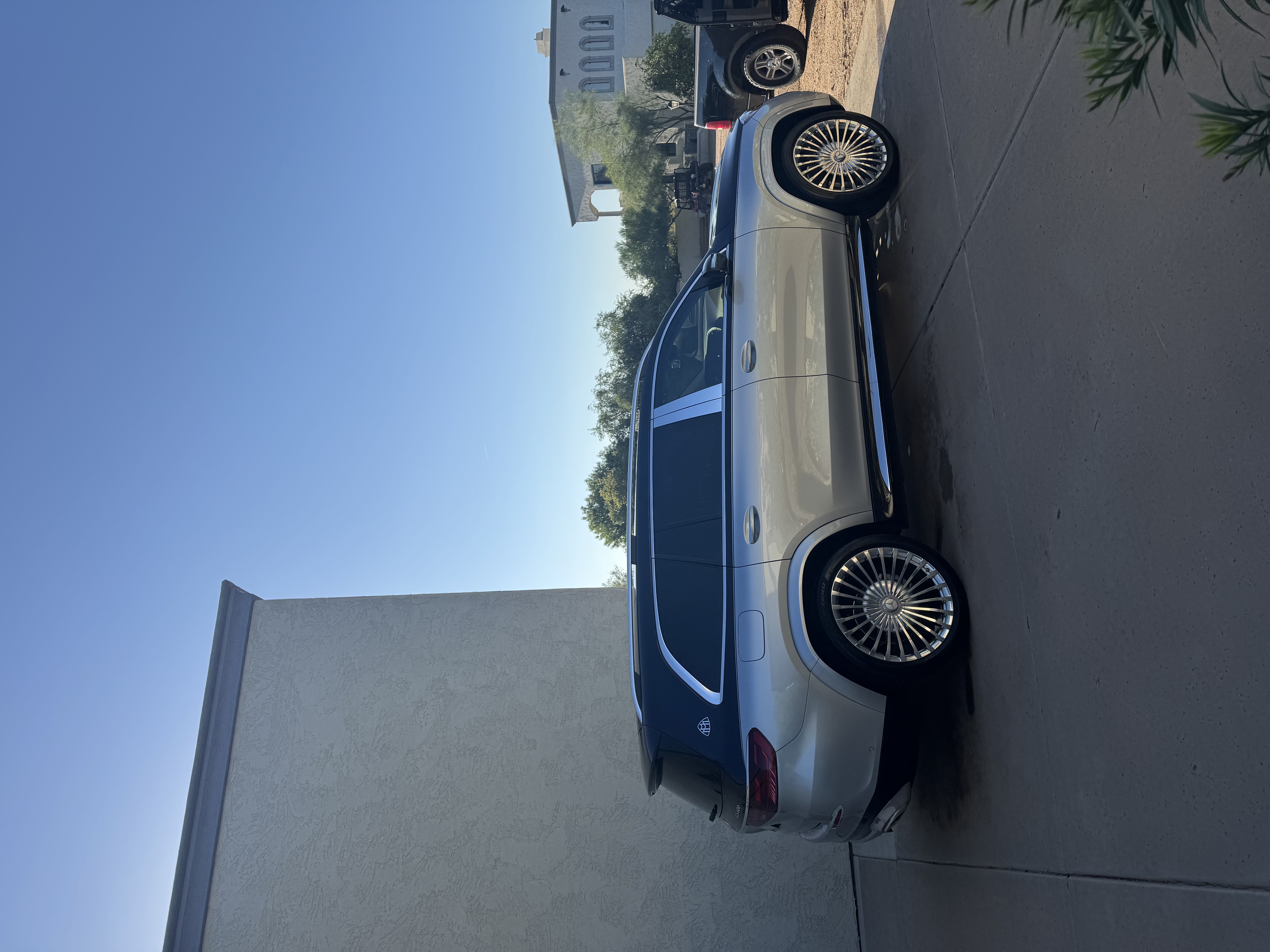 Mercedes-Maybach GLS finished detail, side profile