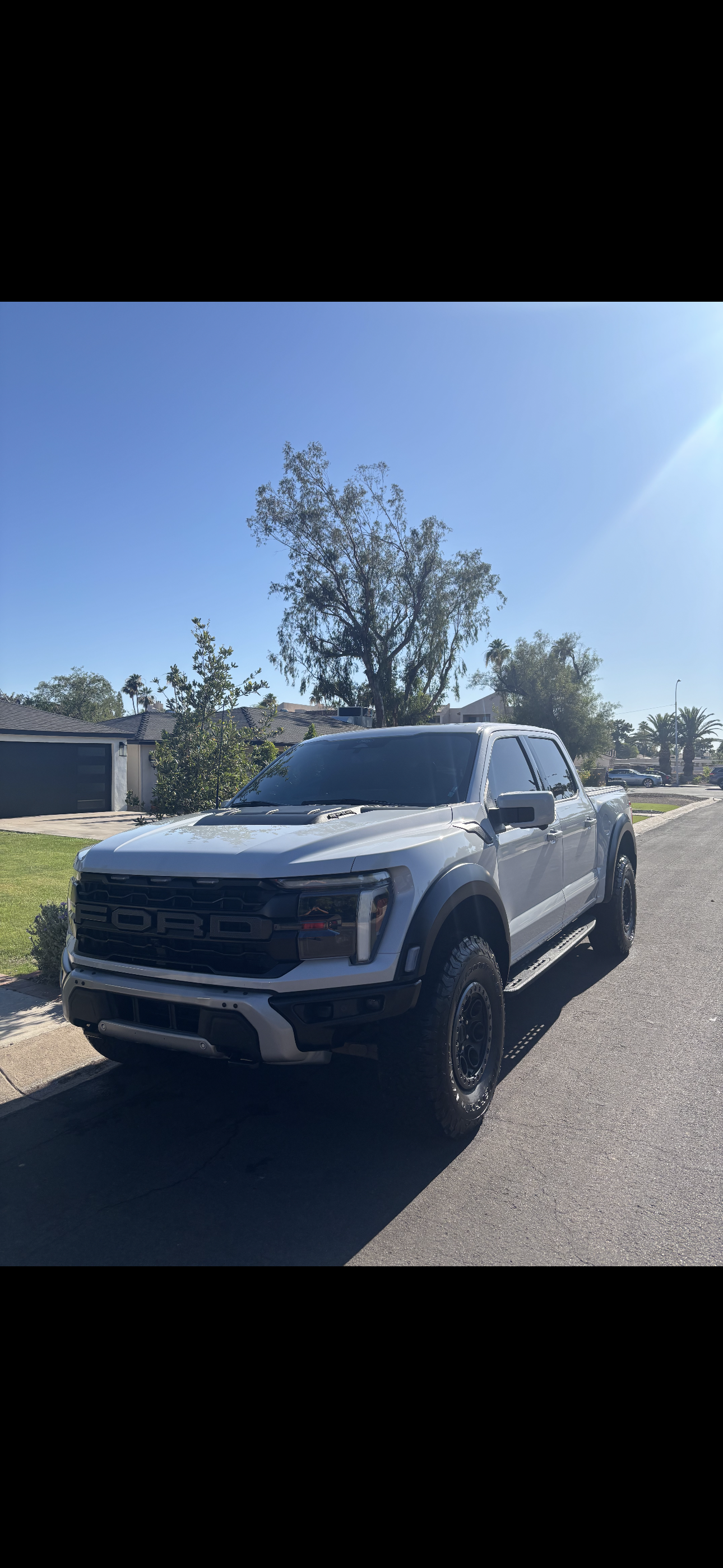 Ford F-150 Raptor finished detail, front three-quarter view