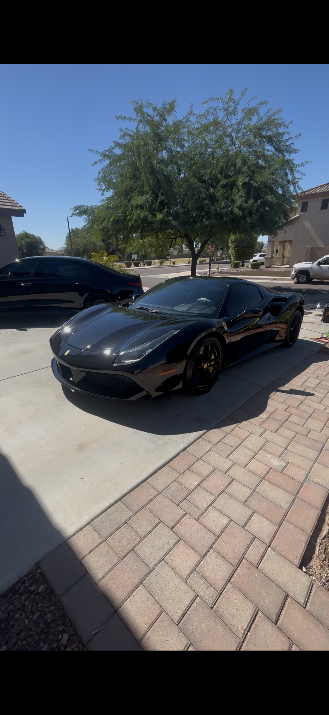 Ferrari 488 finished detail, front three-quarter view