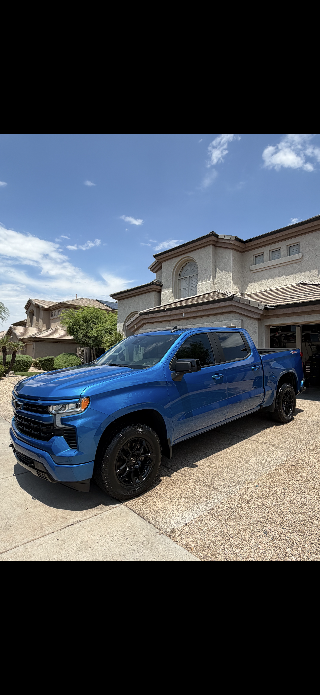 Chevrolet Silverado finished detail, front three-quarter view