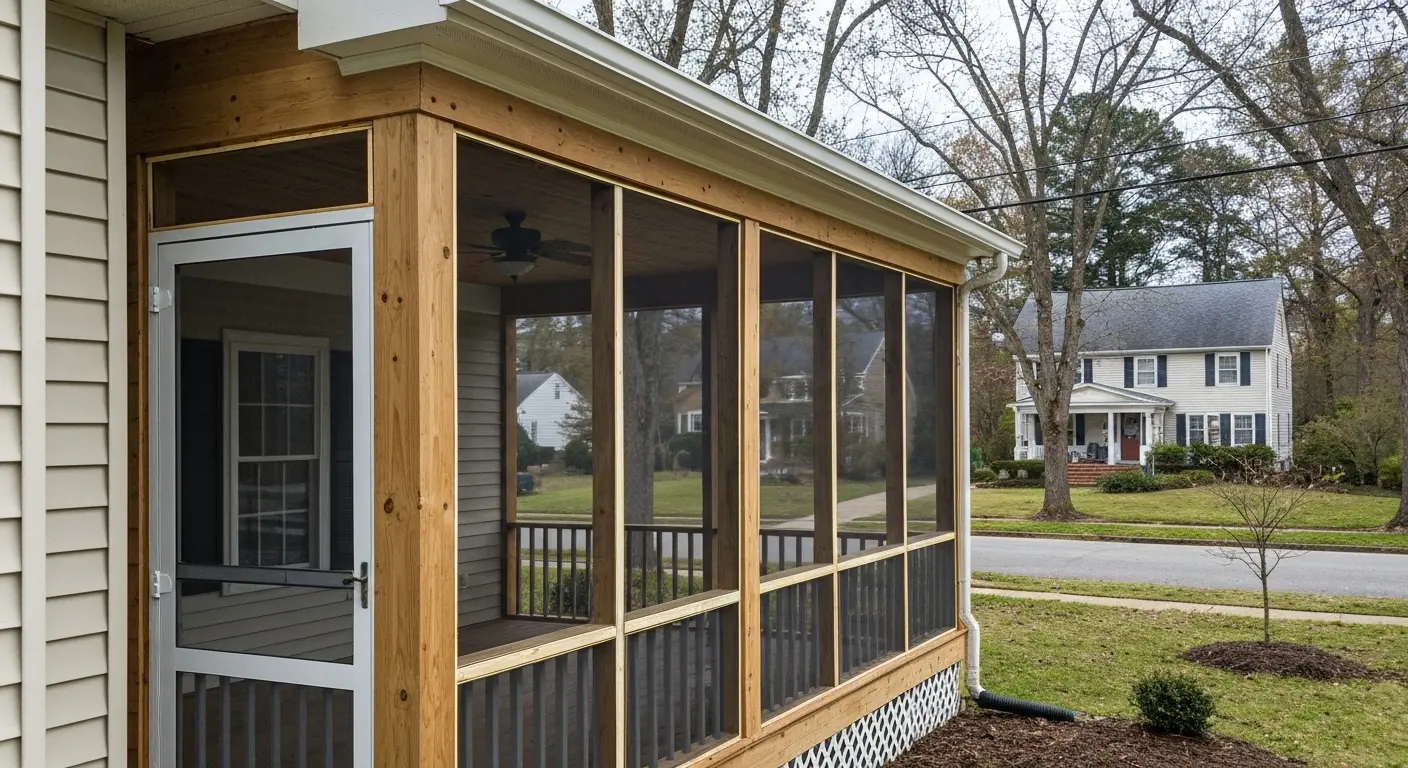 Custom hybrid porch