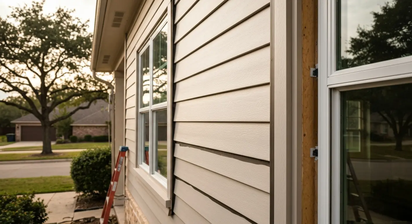 Exterior siding and window work