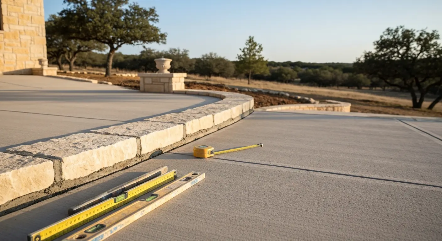 Concrete and masonry work in Blanco County