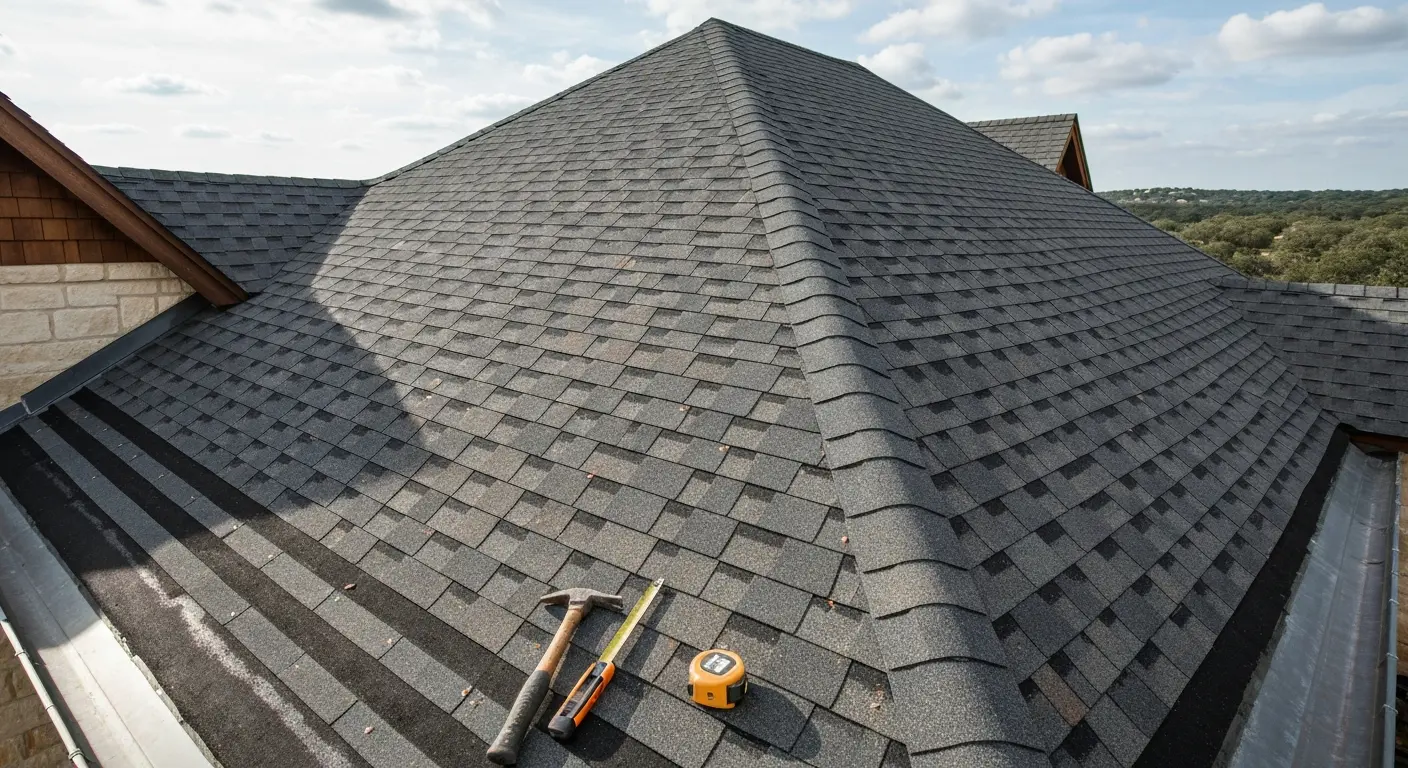 Roof repair work