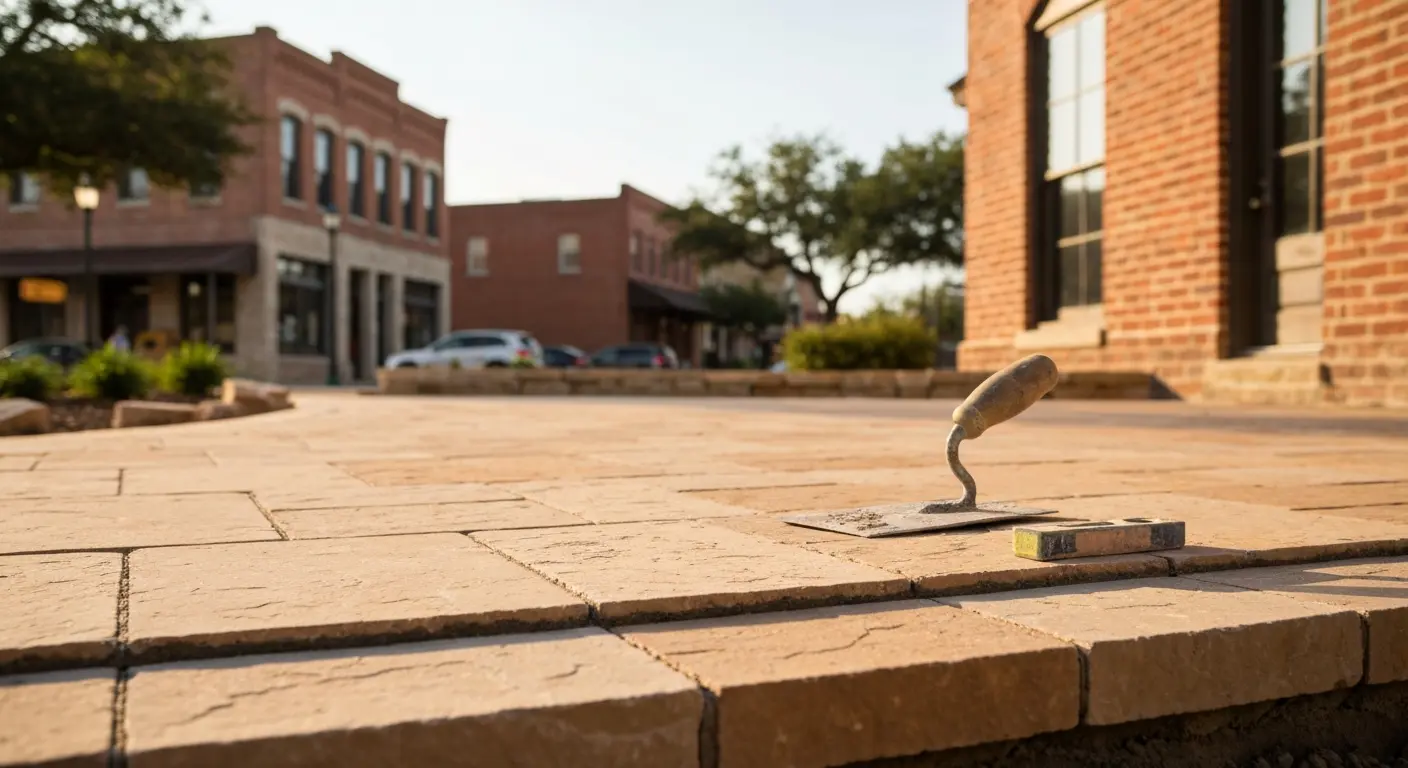 Exterior masonry work