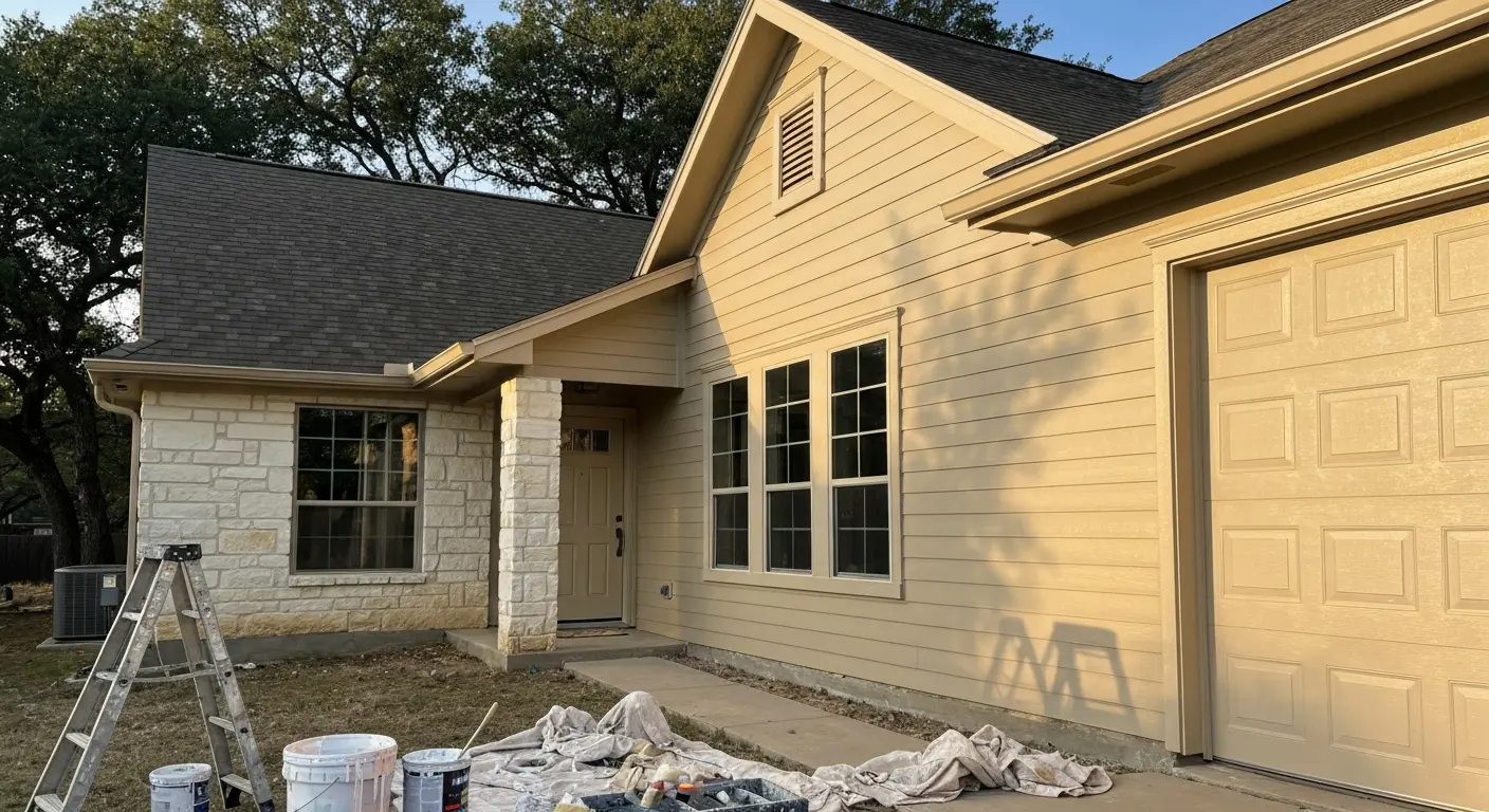 Full-home exterior repaint