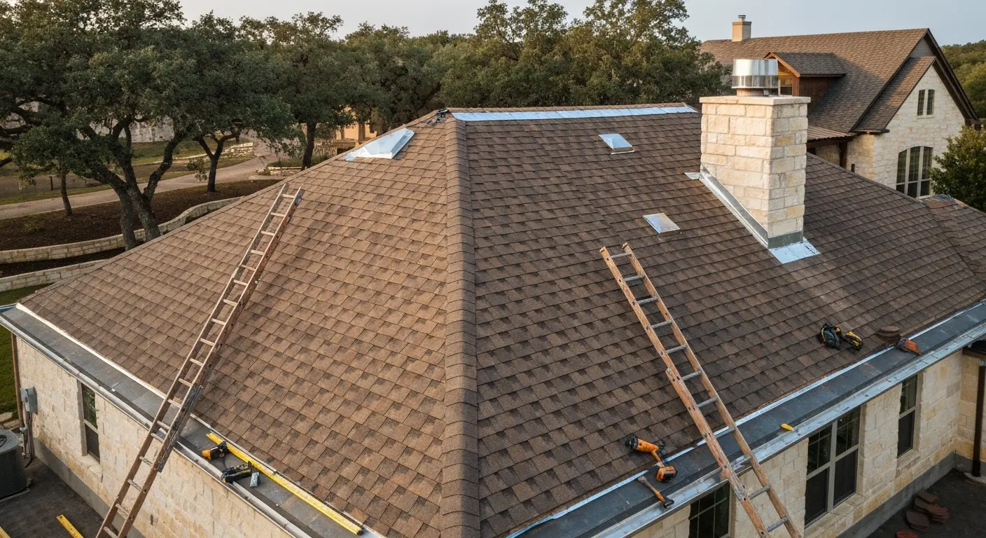 Roof replacement and exterior work