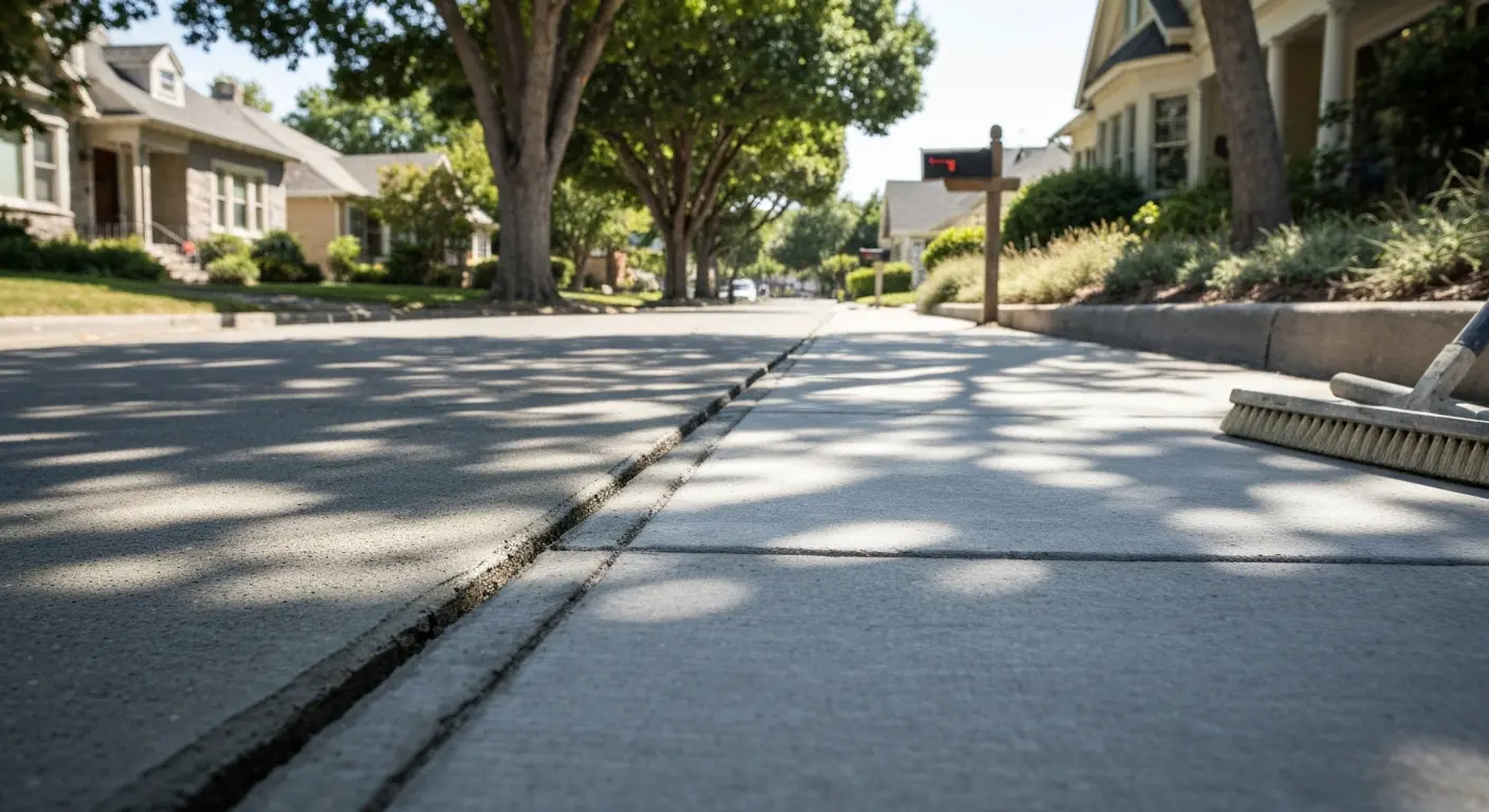 Sidewalk repair project