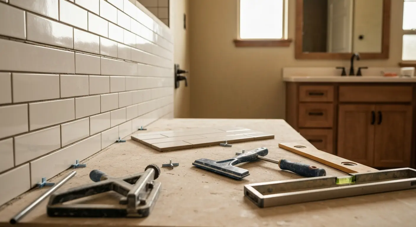 Kitchen and bathroom tile work