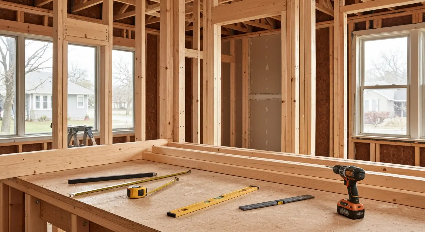Framing and interior work