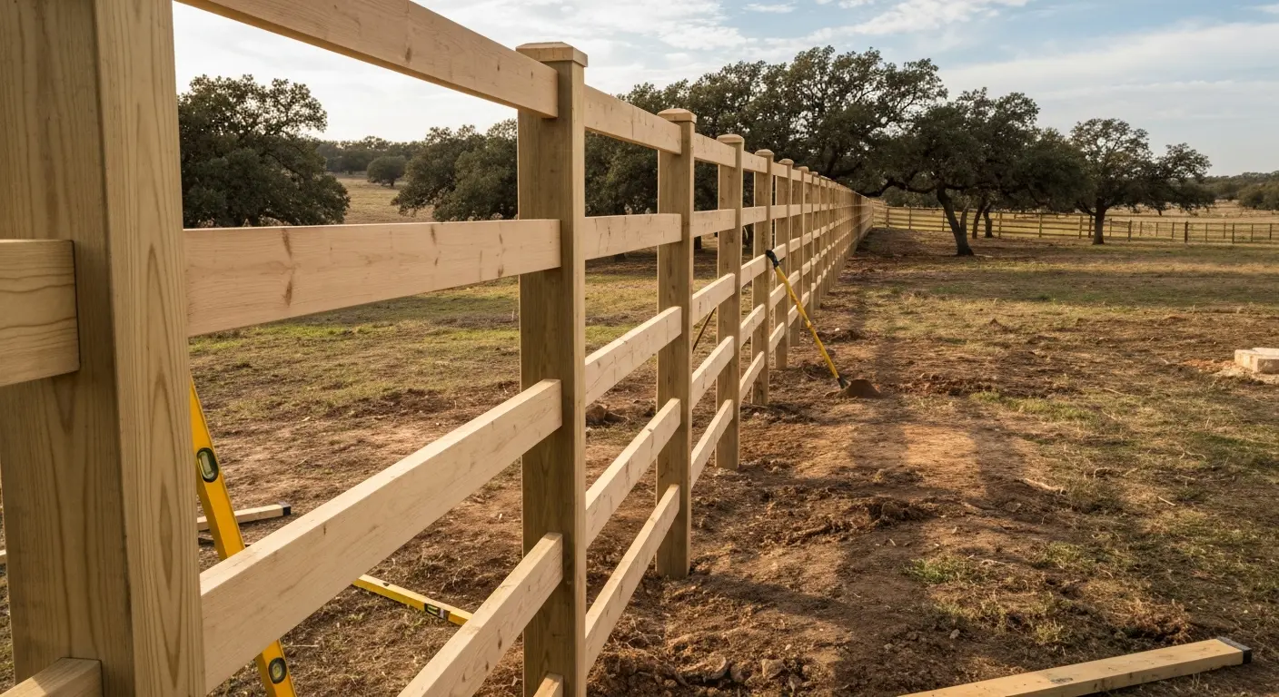 Custom fence installation