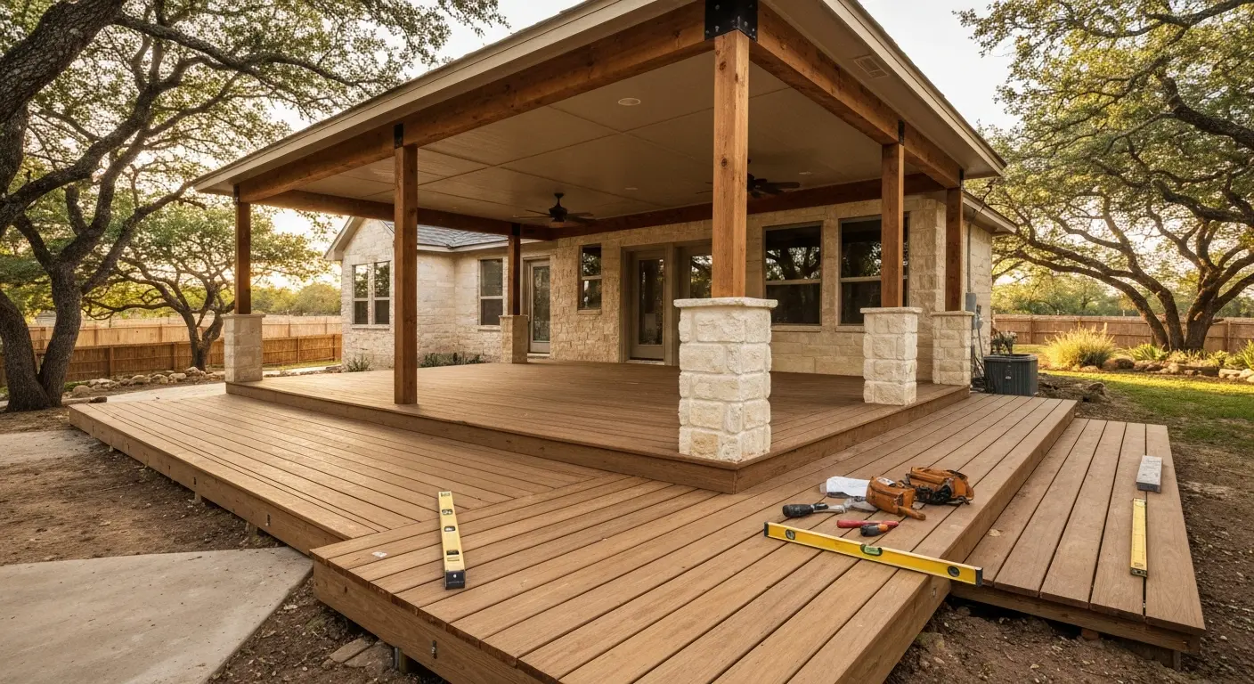 Patio and deck construction