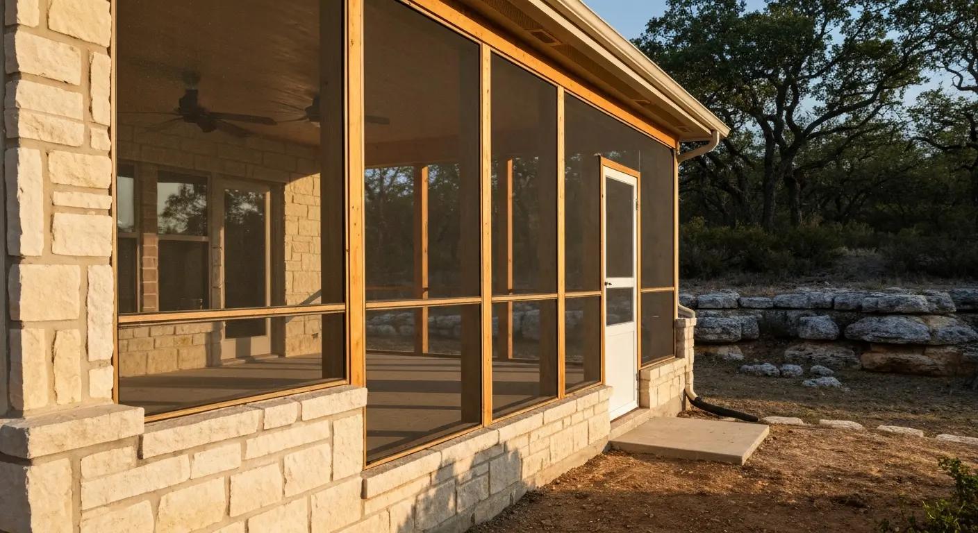 Screened porch project