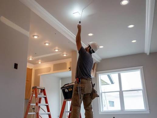 Power point / lighting install photo
