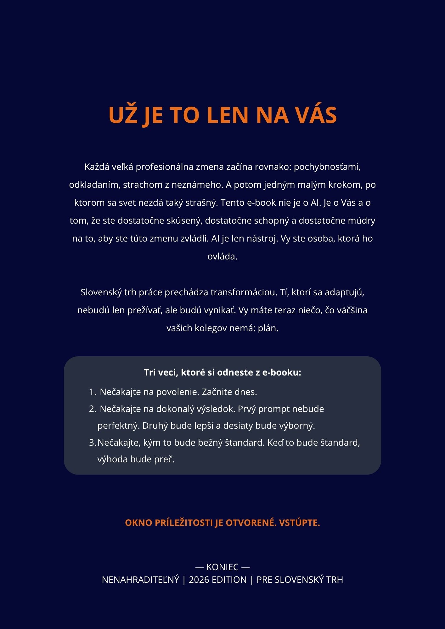 Ukážka strany 7 z knihy Nenahraditeľný