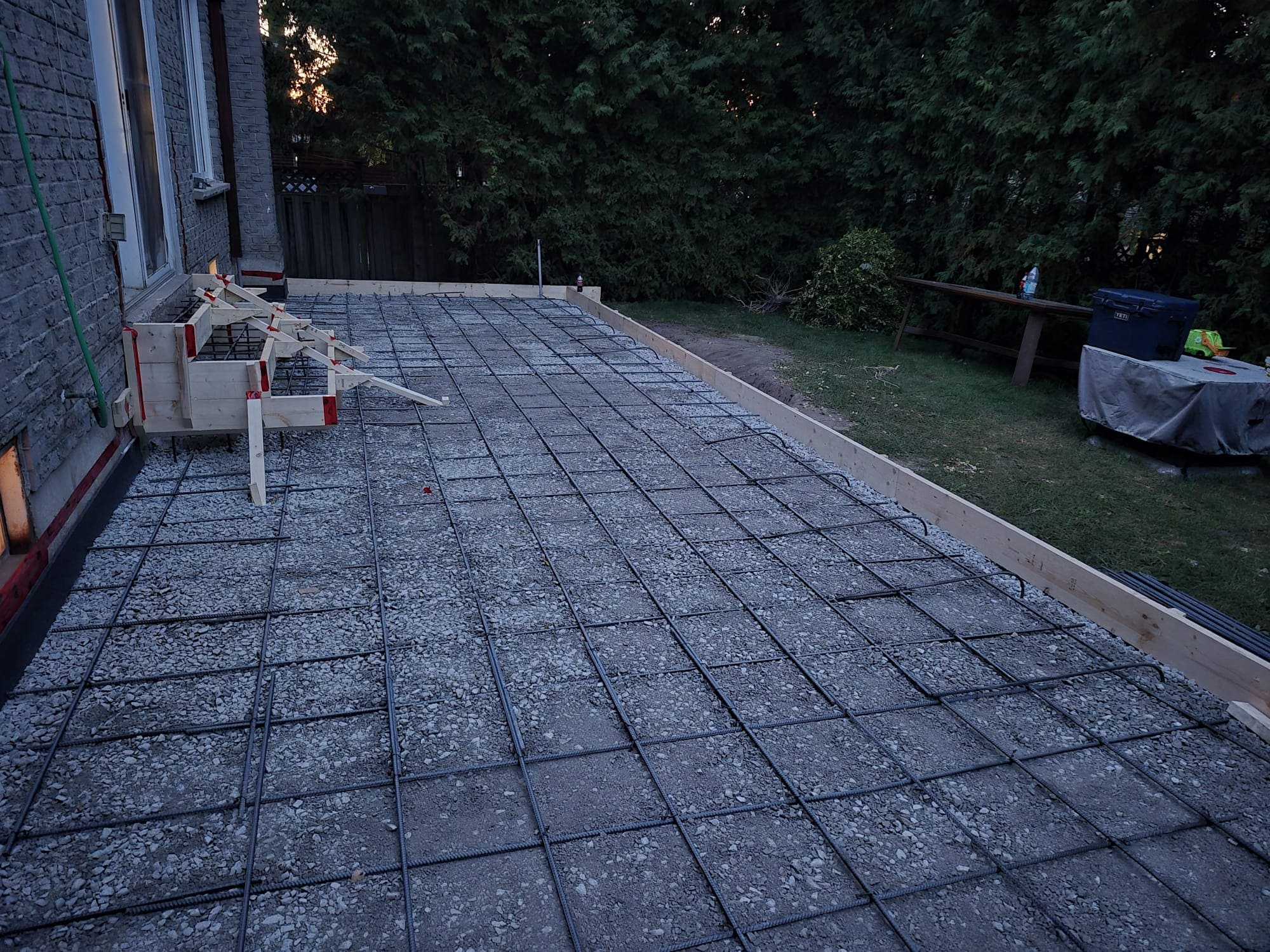 Concrete Walkway & Landing Installation