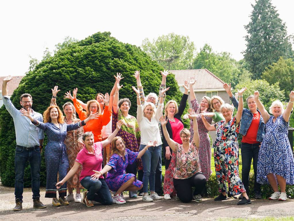 De Roadmap Mastermind-groep tijdens een buiten-sessie