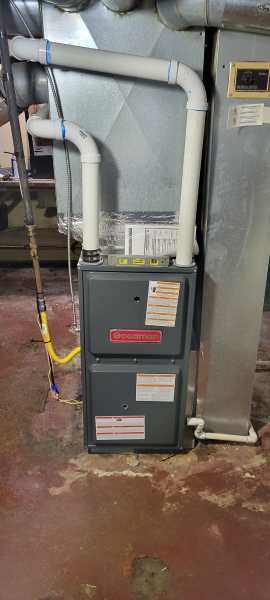 Heating and cooling system equipment photo