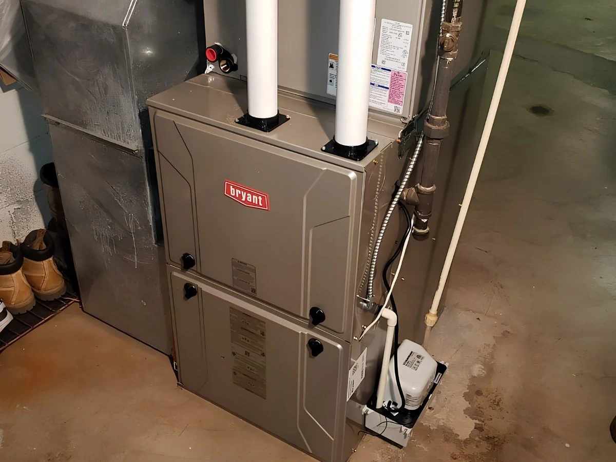 Outdoor HVAC condenser equipment photo