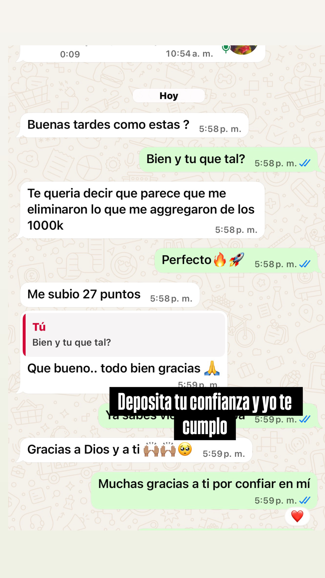 Resultado de cliente 2