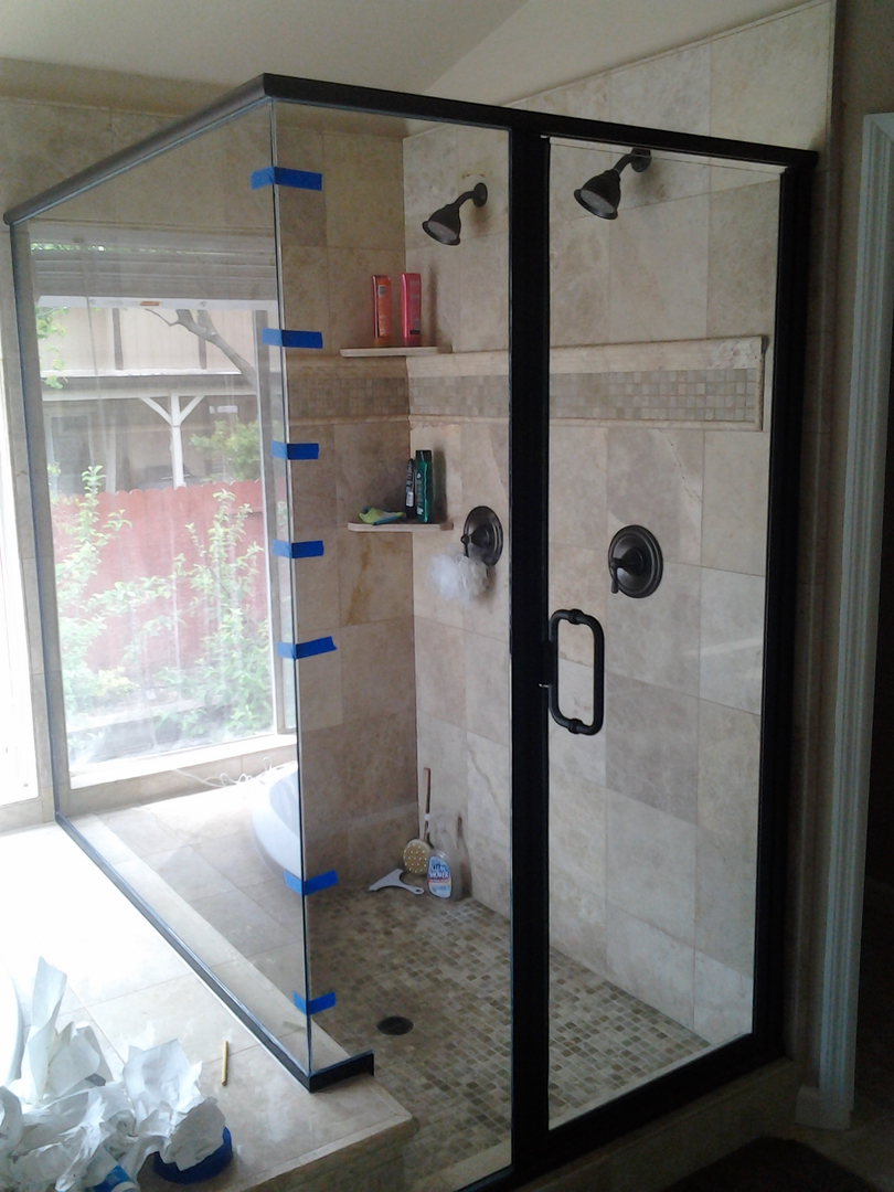 Granite Bay, CA glass installation by The Glass Specialist
