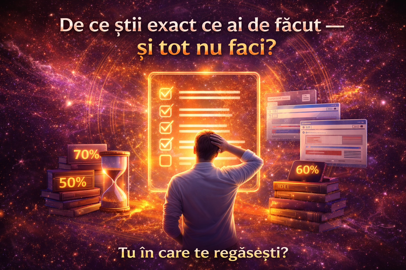De ce știi exact ce ai de făcut — și tot nu faci