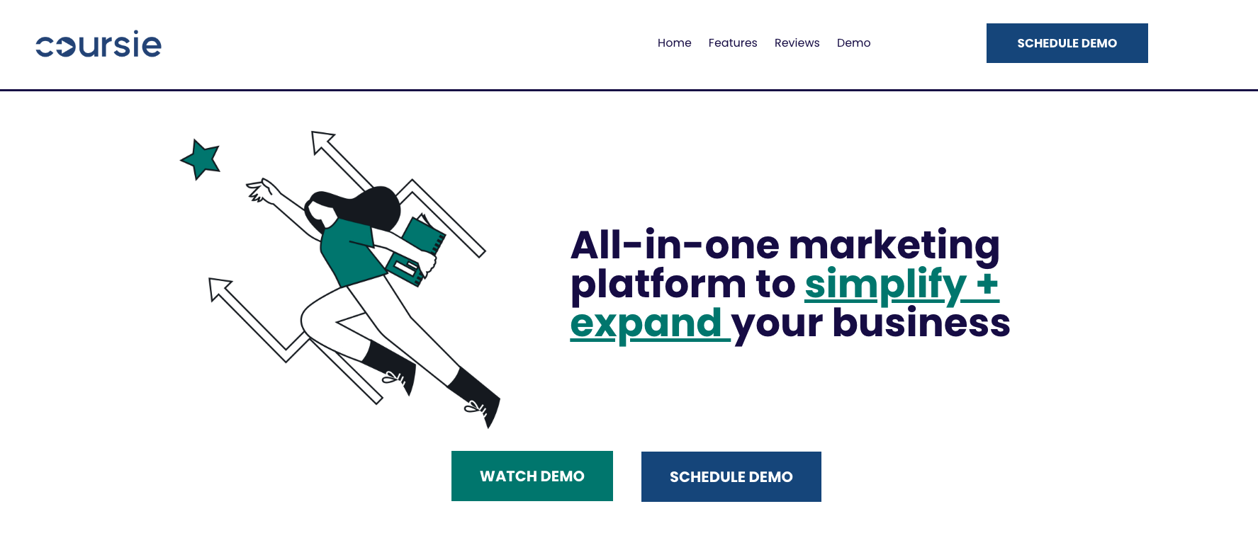 Coursie all in one platform