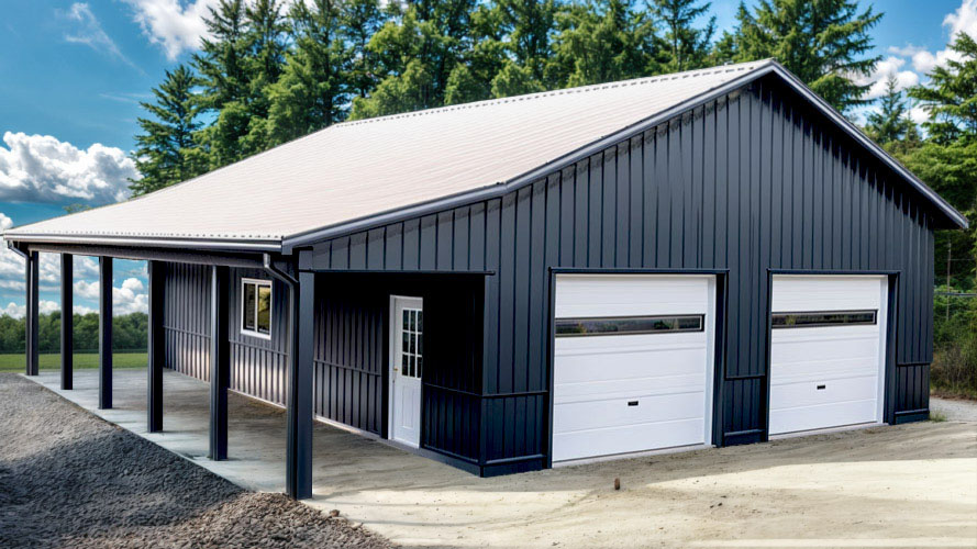 40x60 Shop with Lean-To in Dothan Area