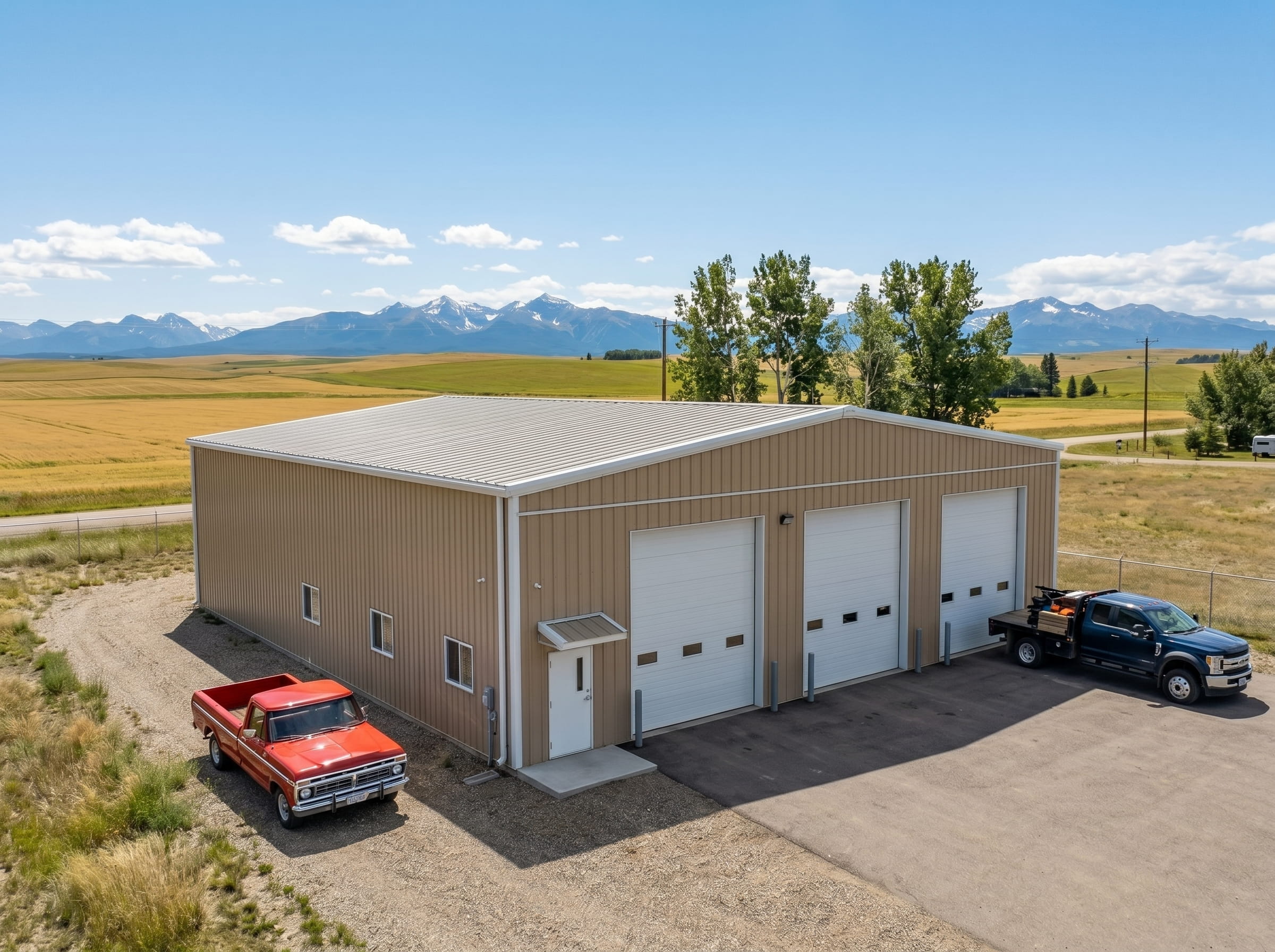 Commercial metal building and warehouse facility in Dothan Alabama