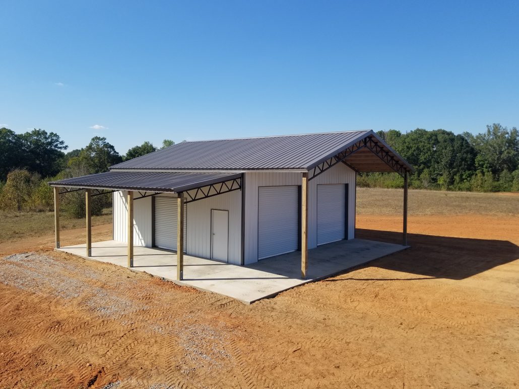 Steel workshop and hobby garage in Dothan AL