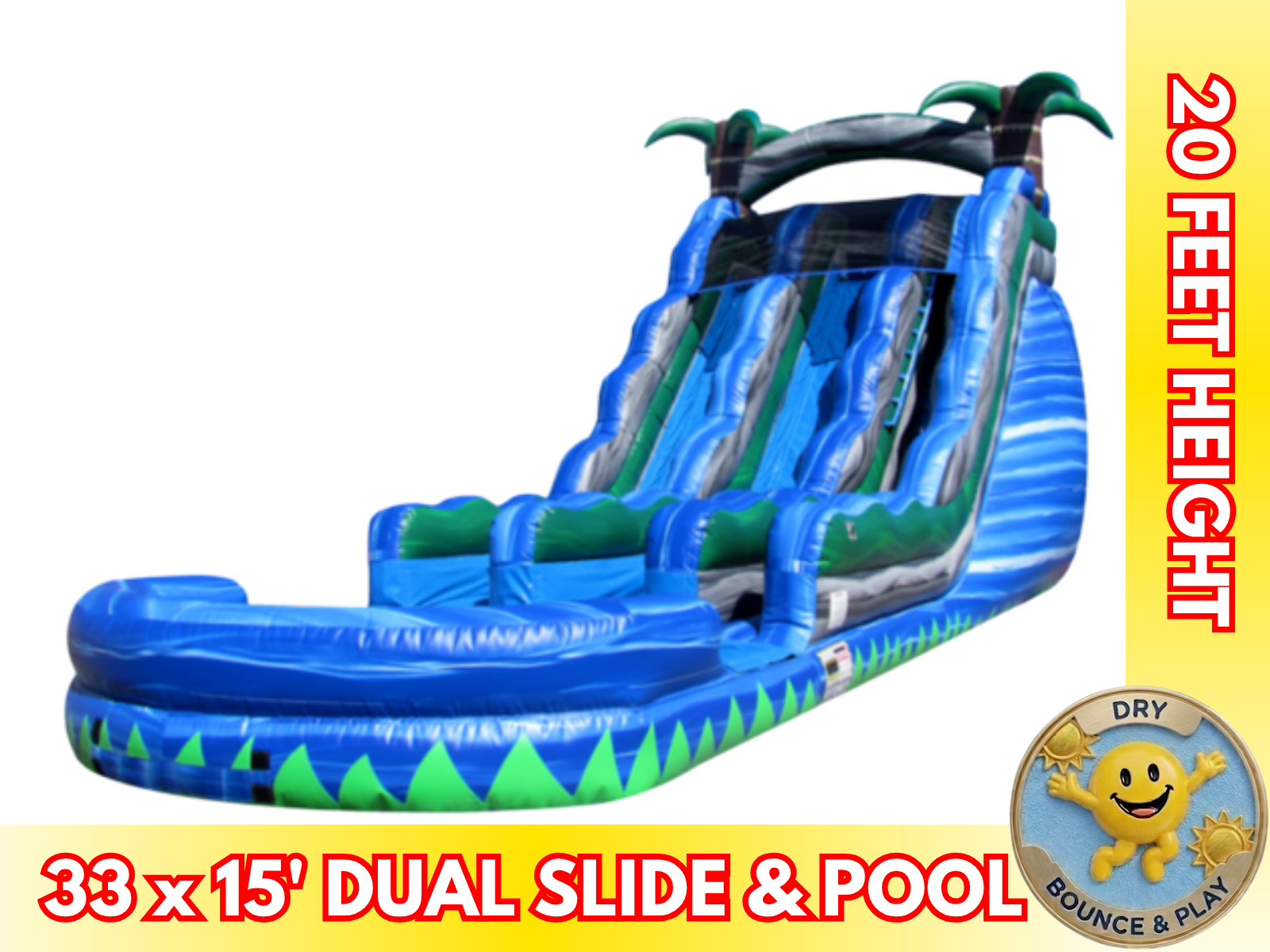 20' H Tropical Dual Slide Dry