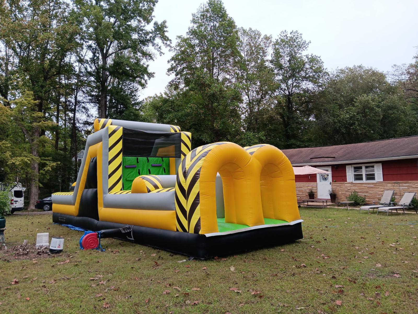 22 foot Toxic Rush Climb and Slide inflatable rental from Smiley Jump, available in Germantown, Maryland, Washington DC, and Northern Virginia for birthday parties, school events, church gatherings, and community celebrations