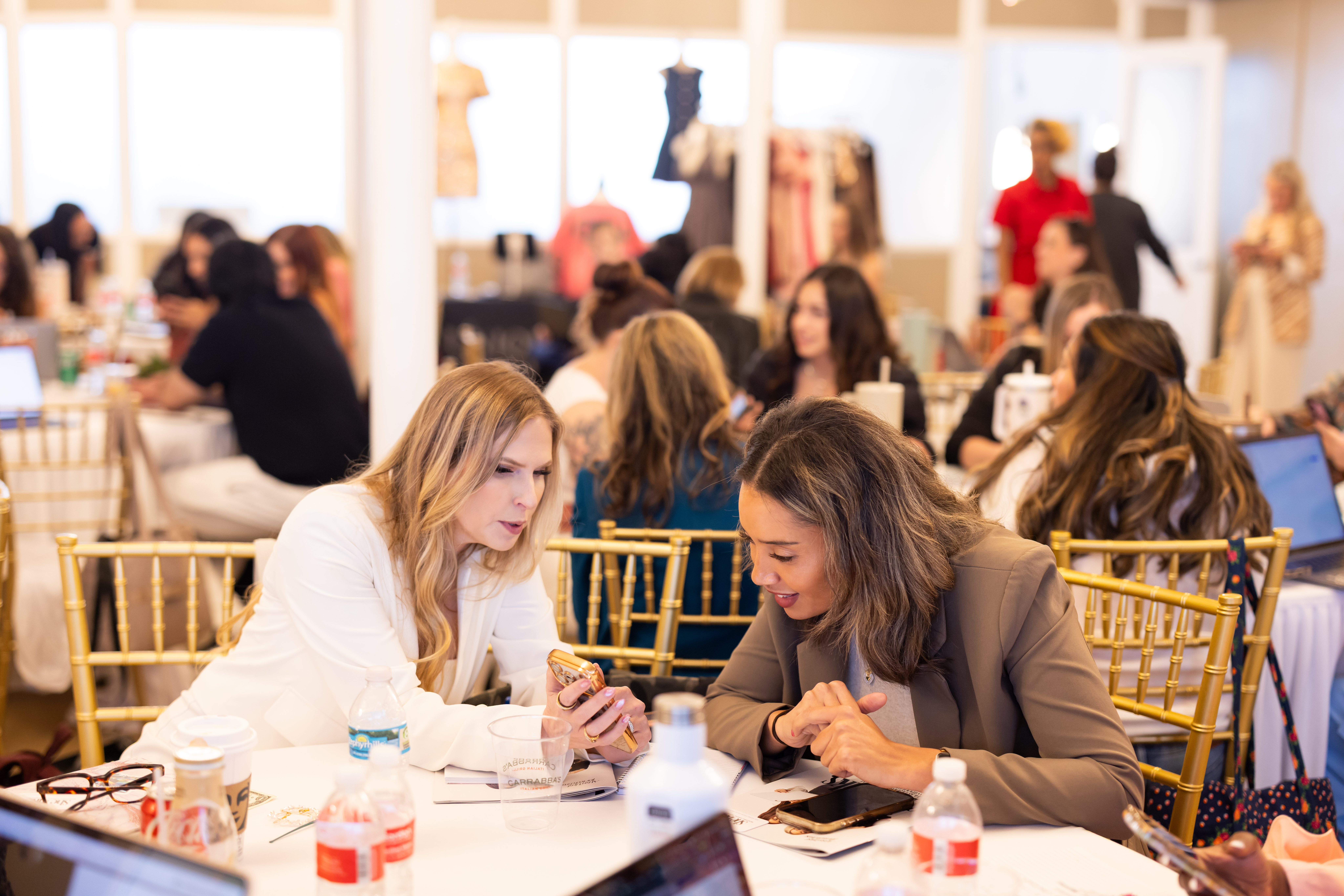 Women together at a BESTIES event