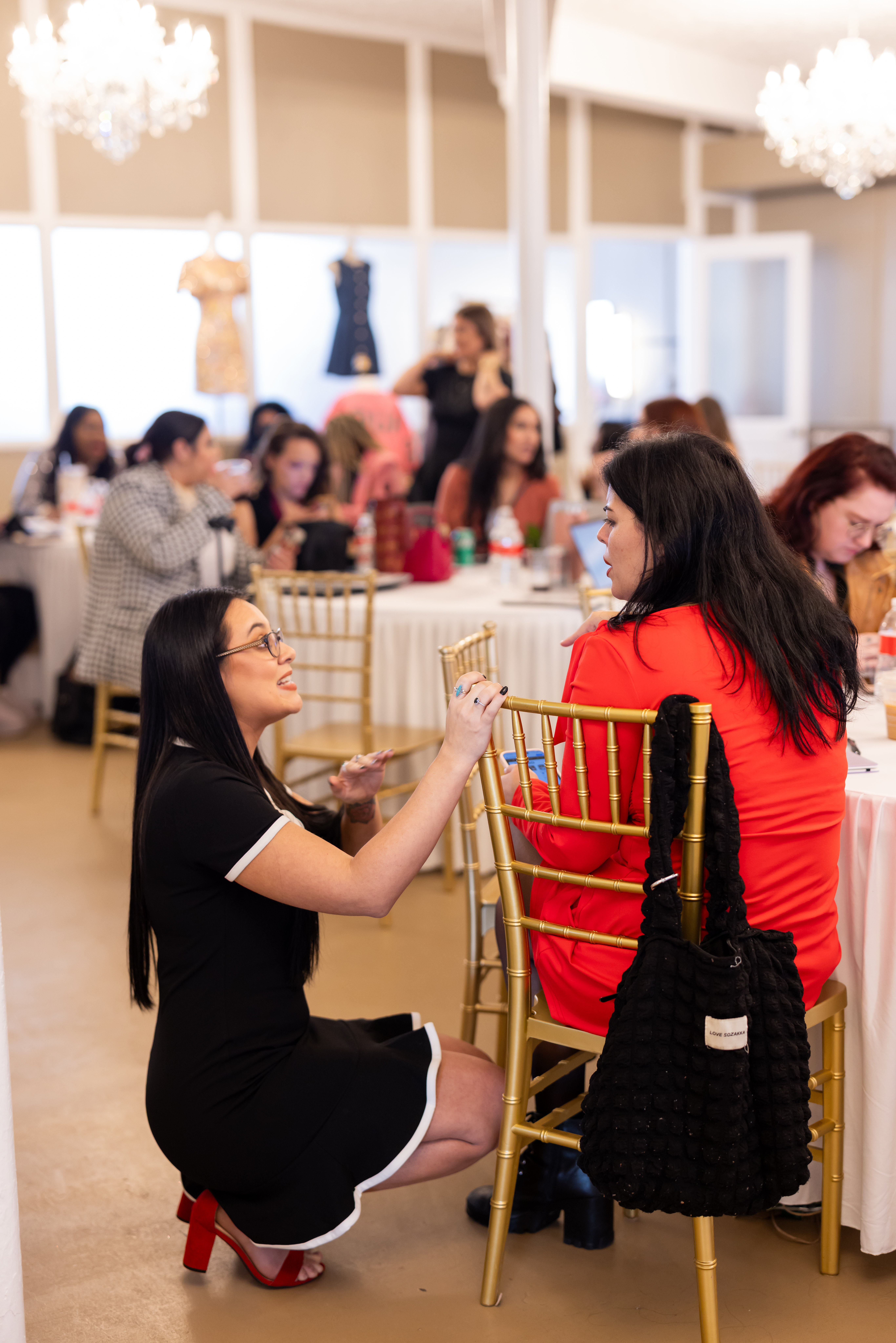 Women networking at BESTIES Boardroom