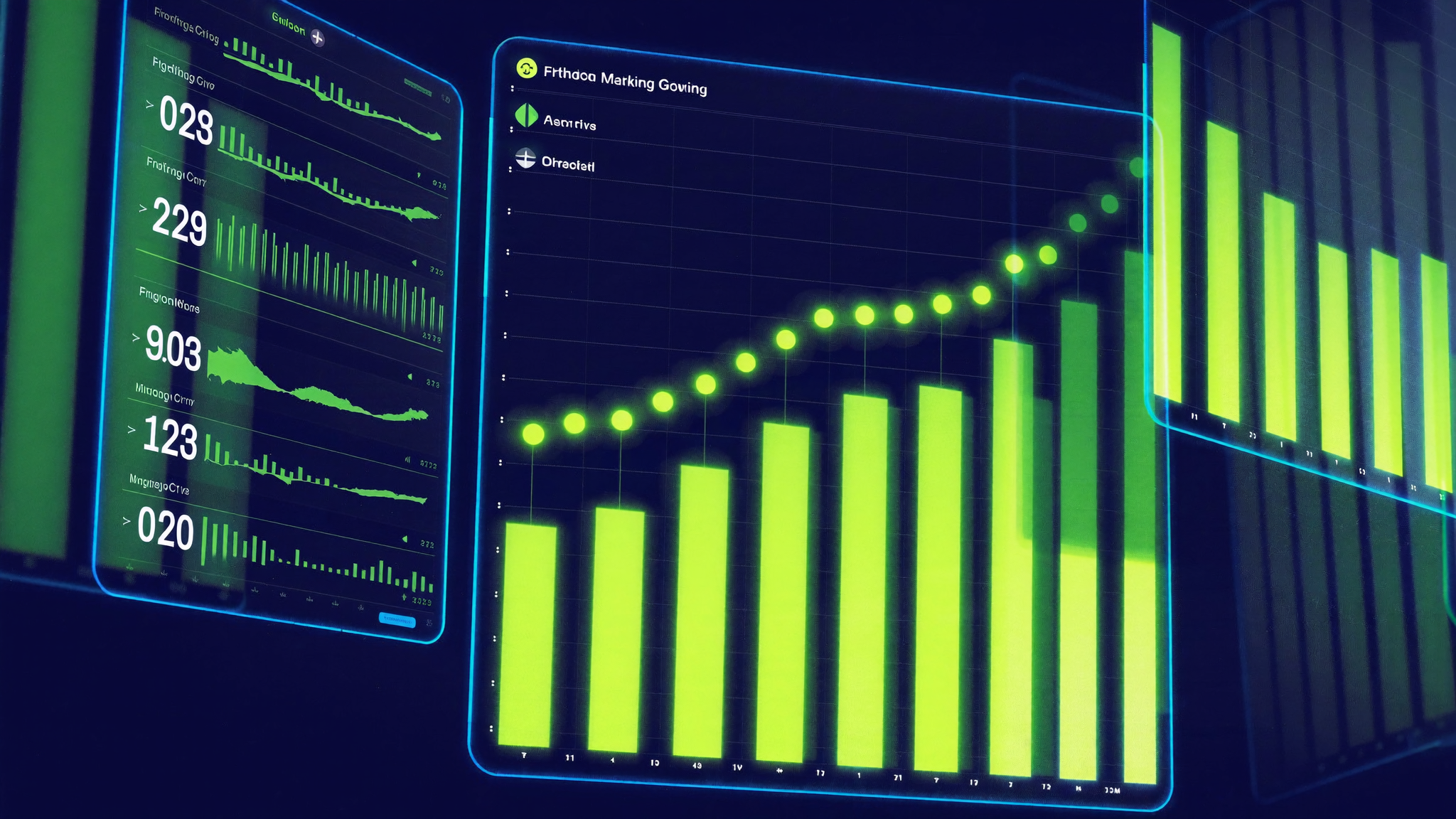 Marketing growth dashboard