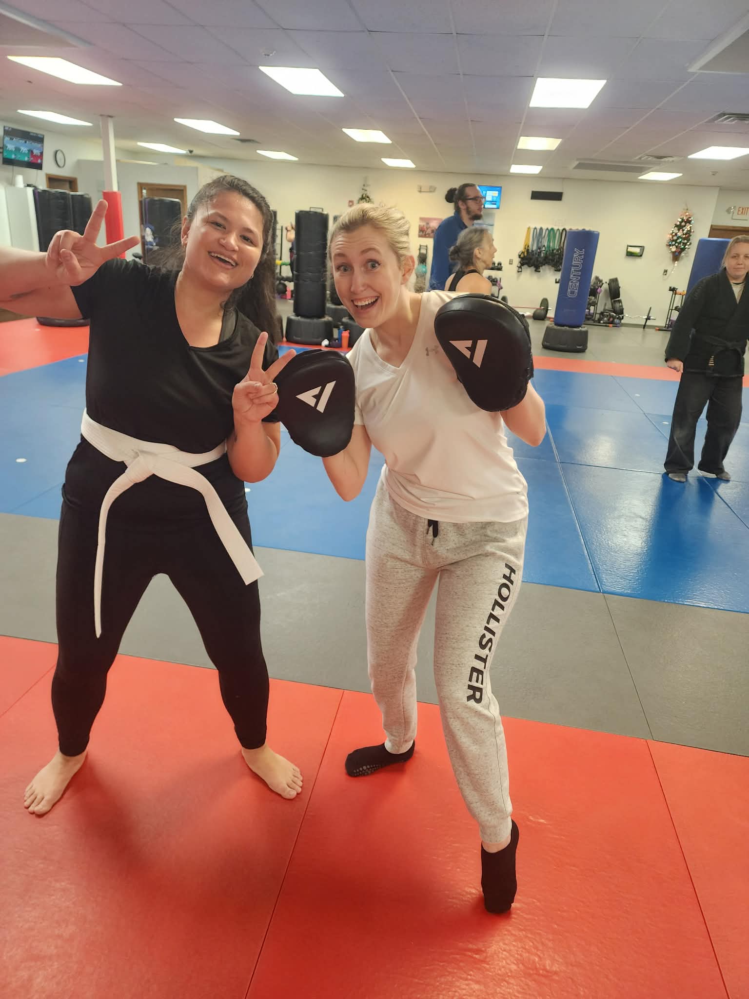 Women's self-defense training at Bochner's Studio
