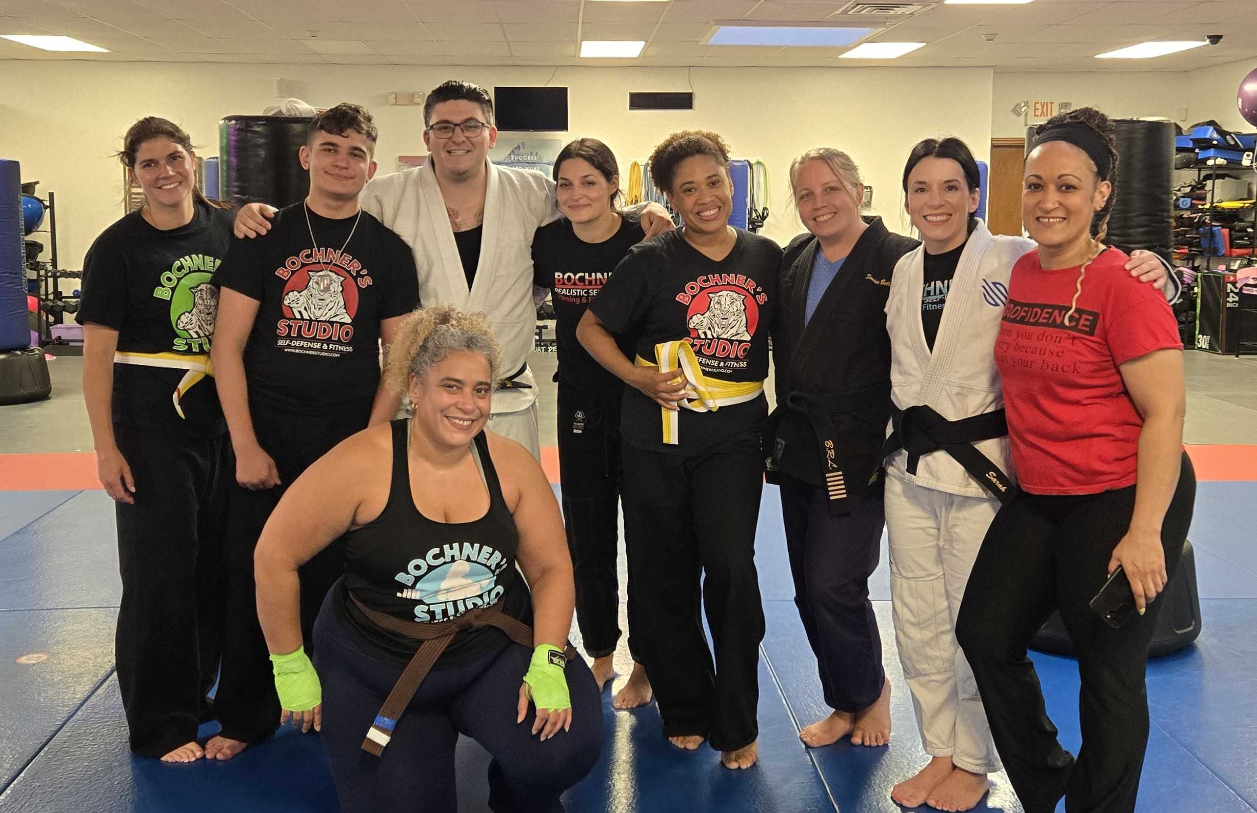 Kids martial arts class at Bochner's Studio