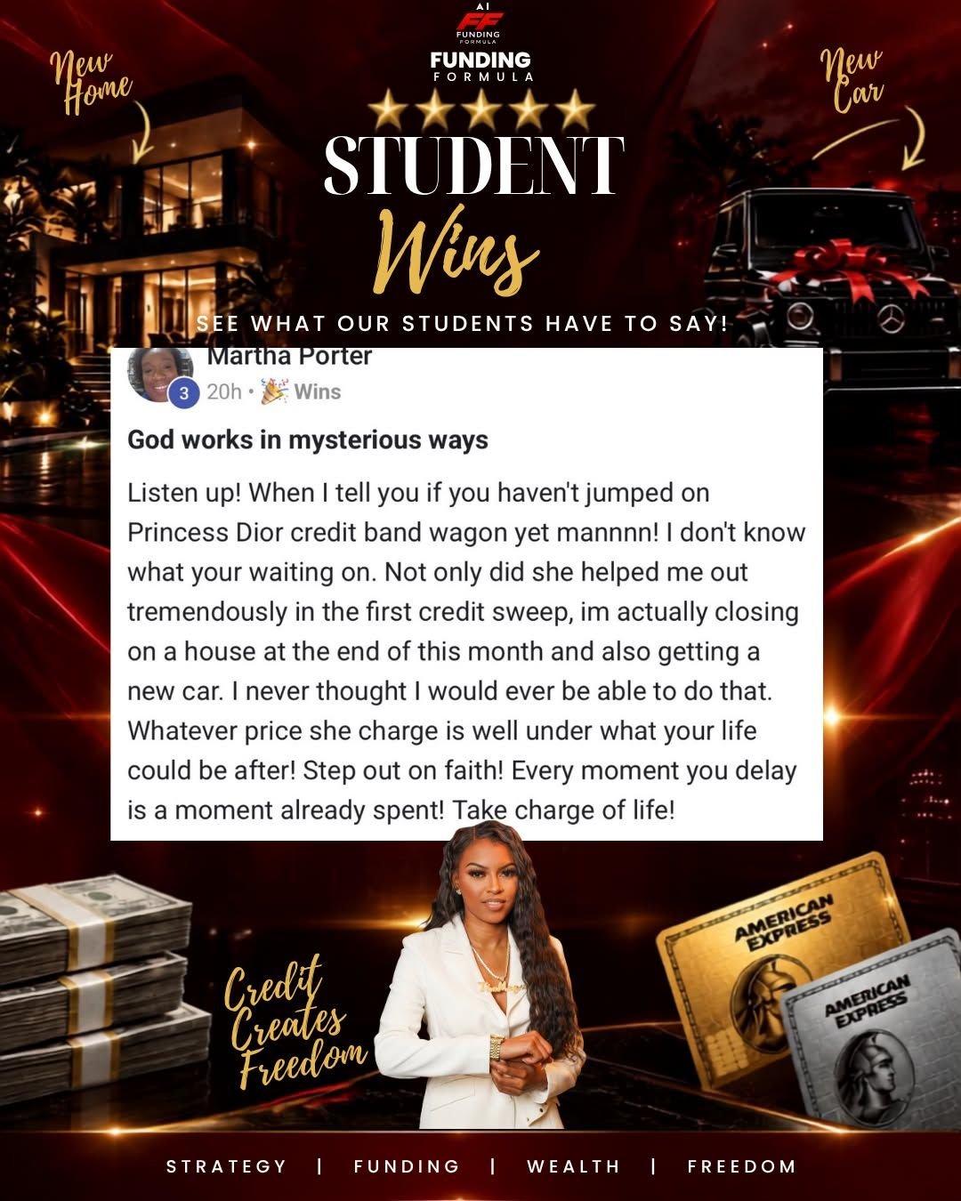Client testimonial