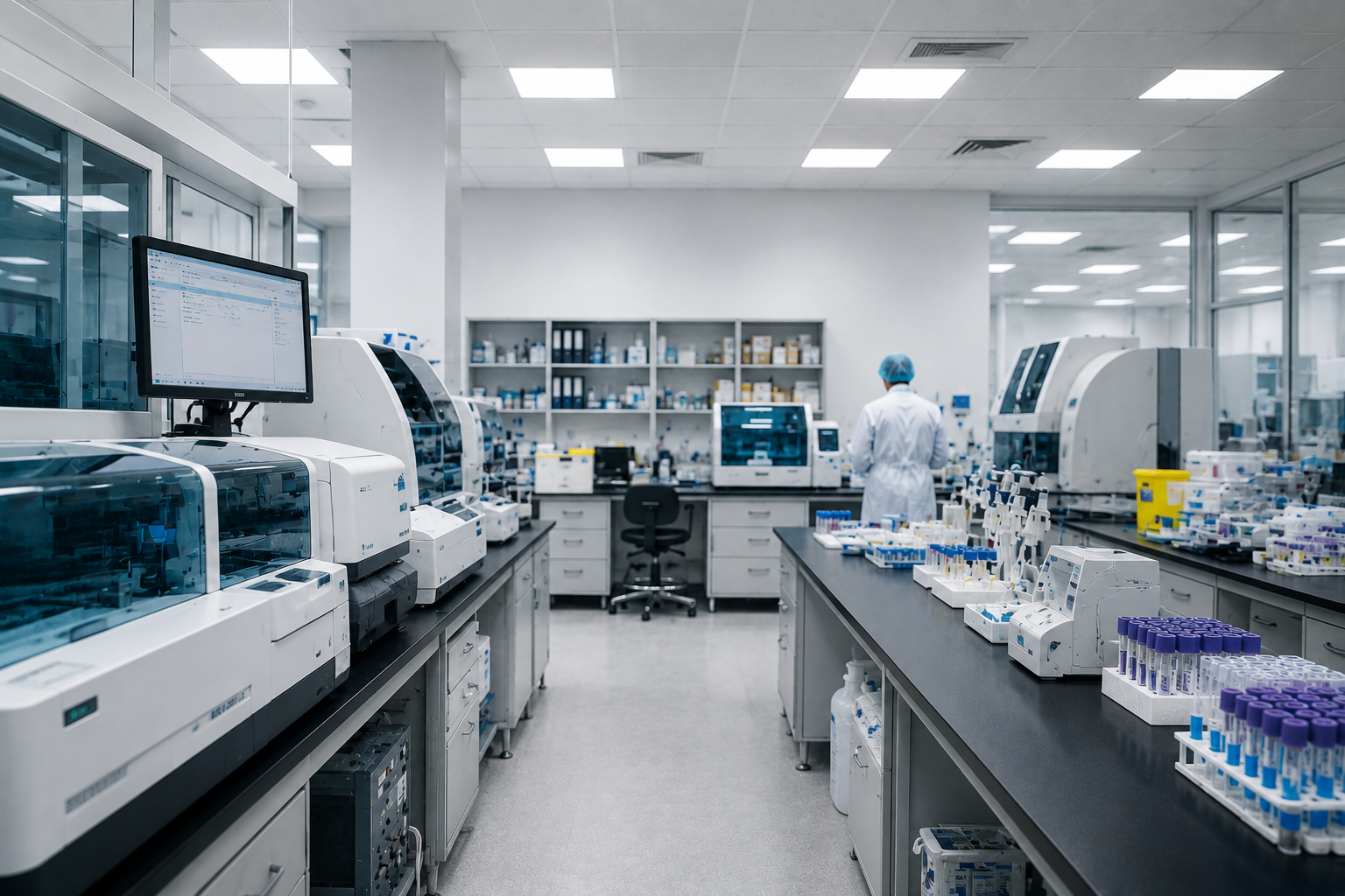 Bloods UK clinical laboratory — sample processing and analysis