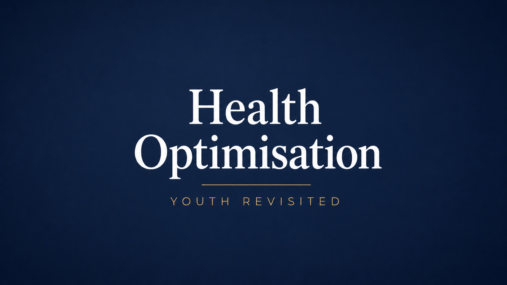 Health Optimisation preview