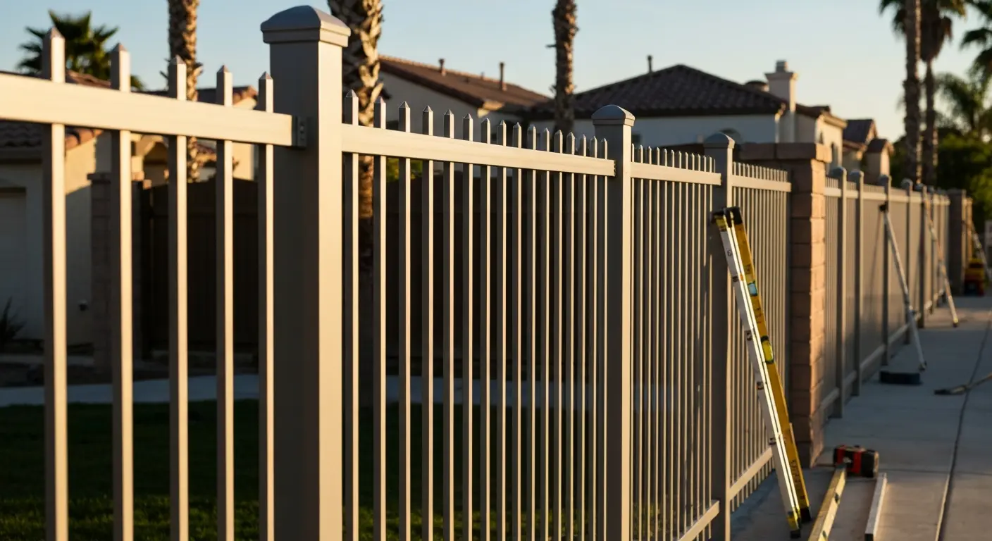 Aluminum fence