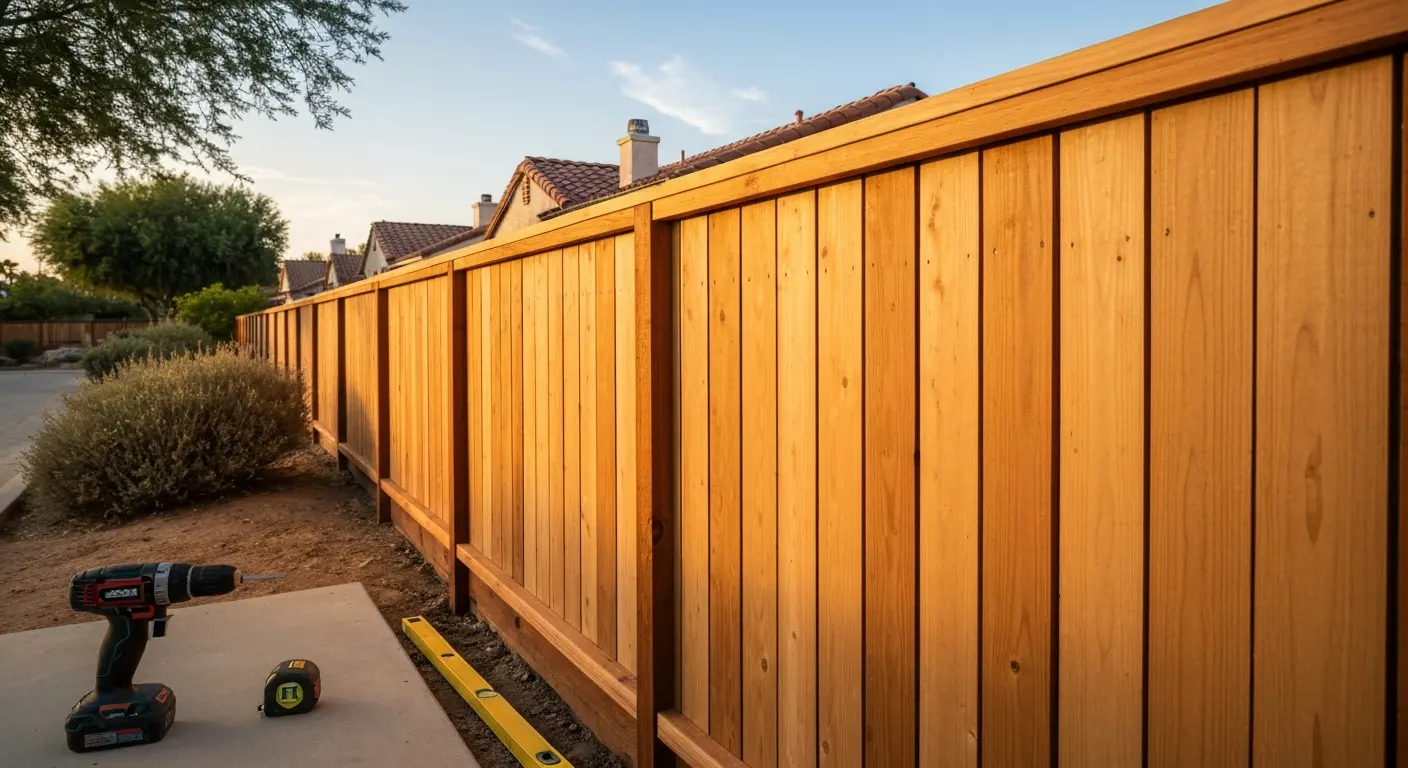 Fence installation project