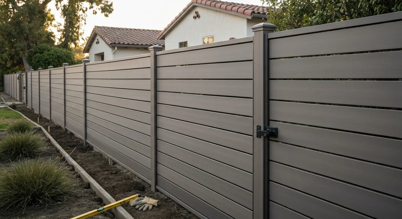 Semi-private composite fence design