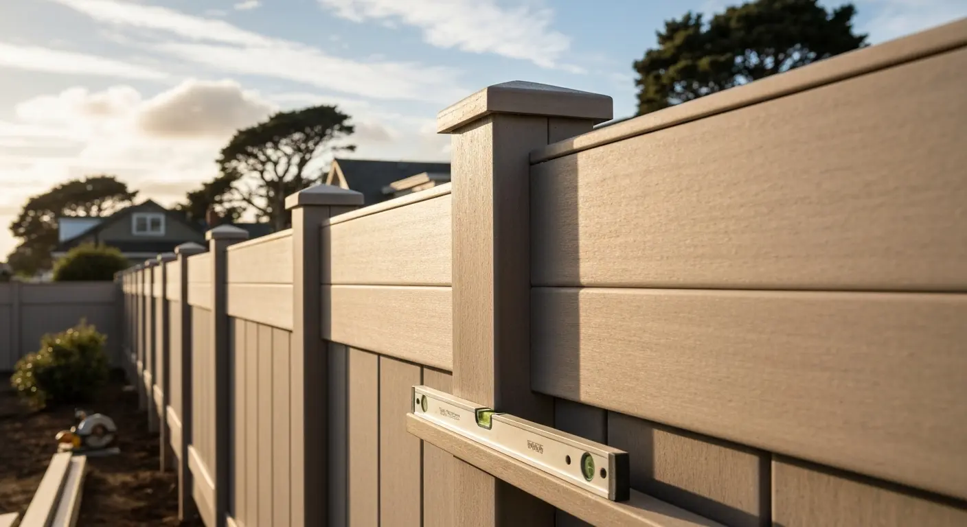 Composite fence detail