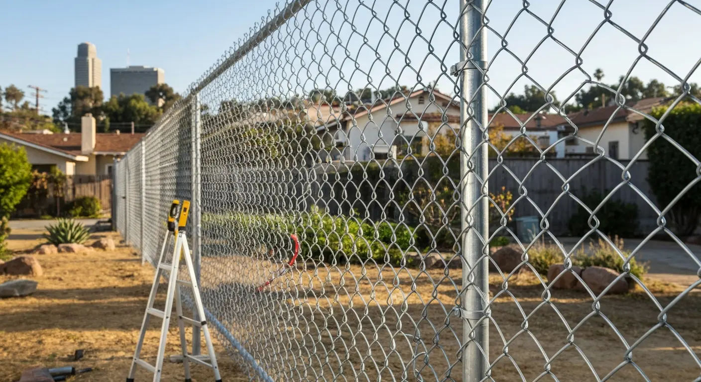 Chain link fence project