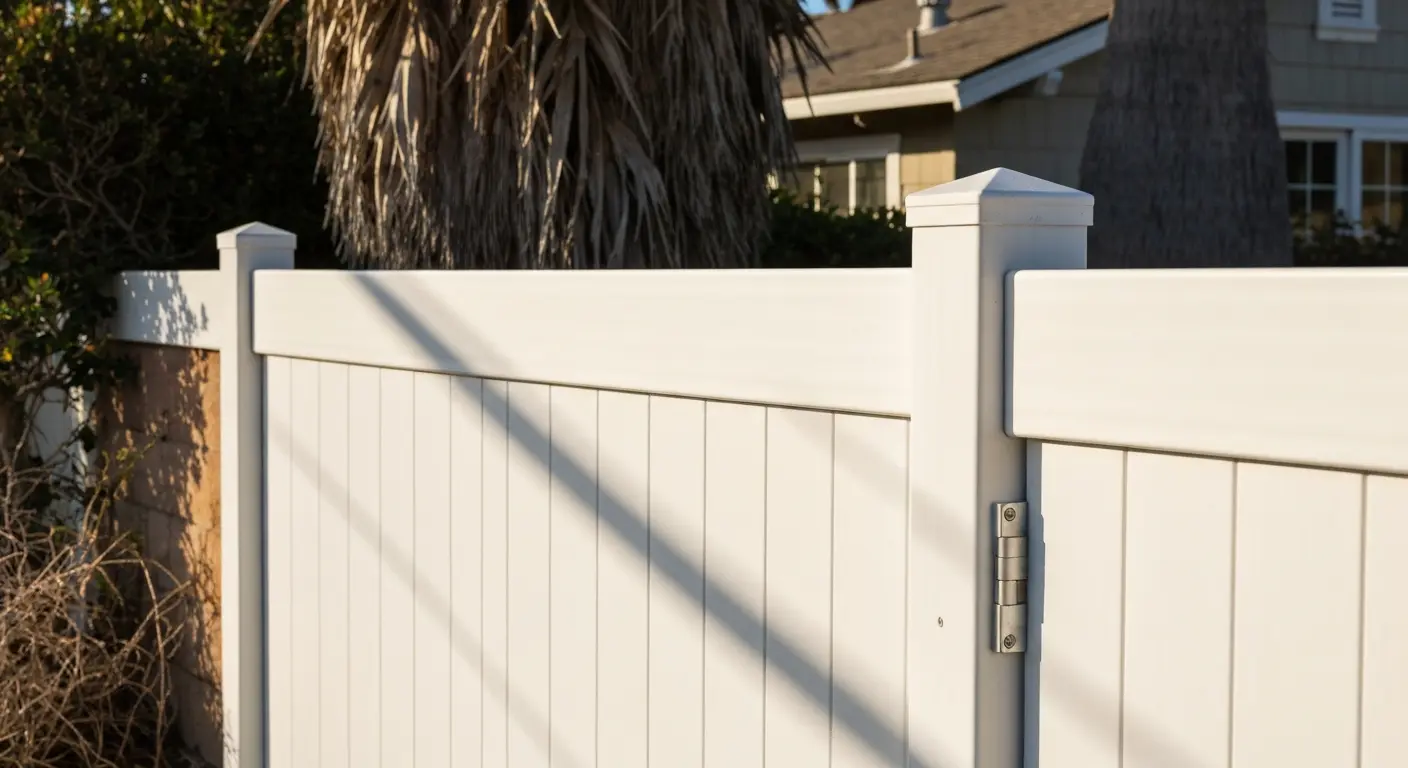 Vinyl fence in Oxnard