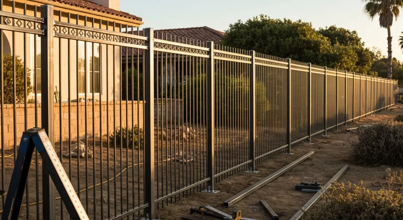 Steel fence project