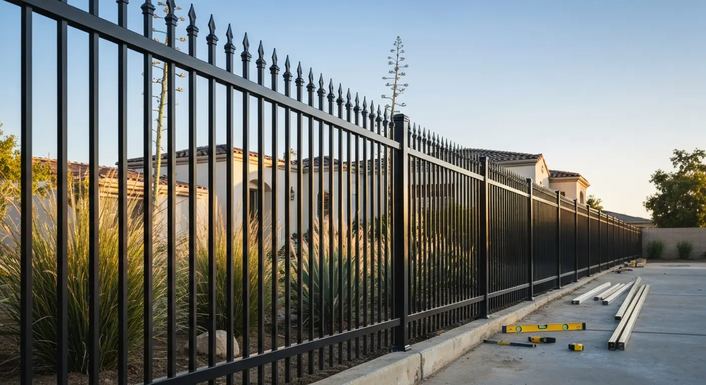 Aluminum fence