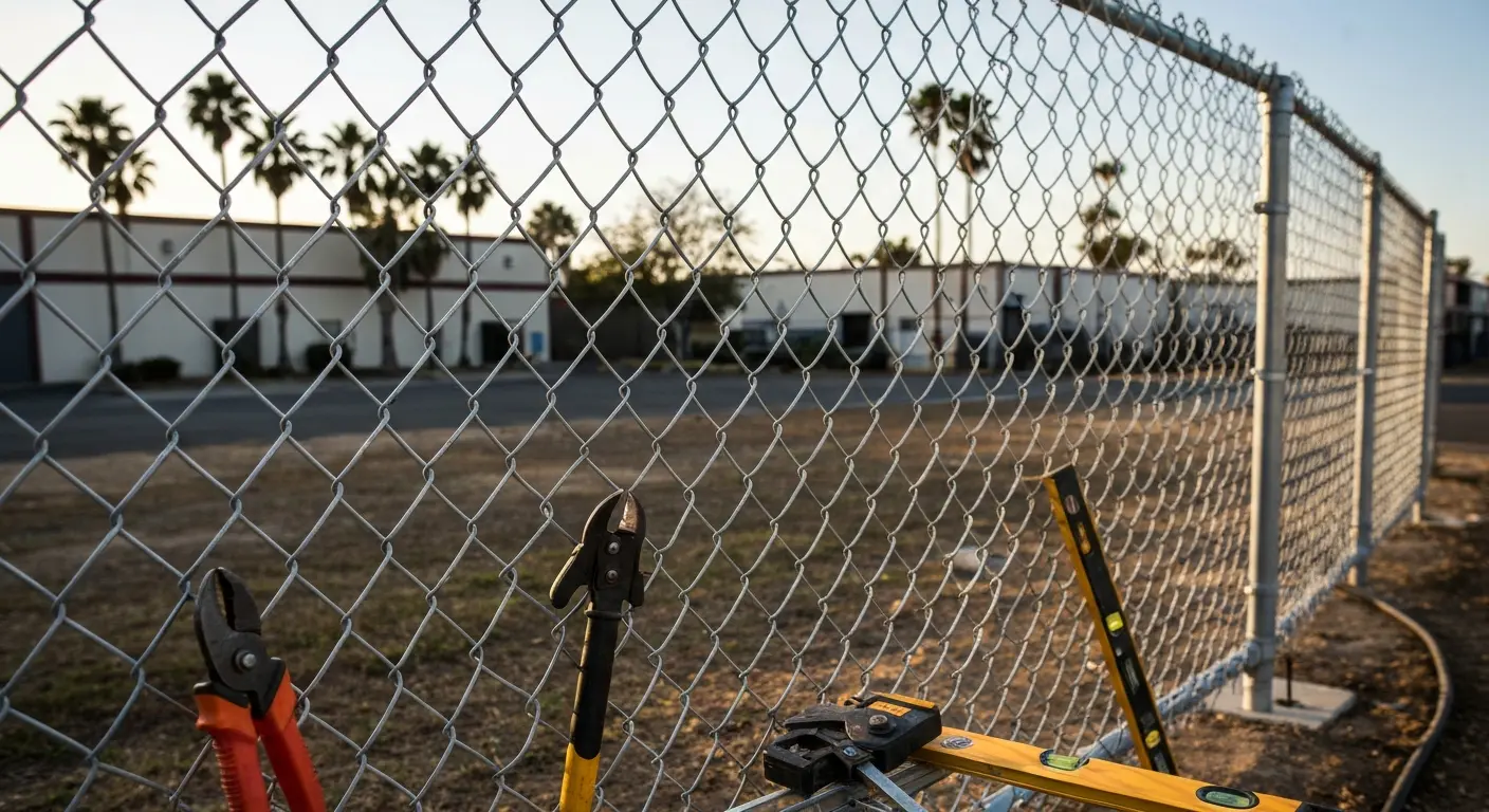 Chain-link fence project