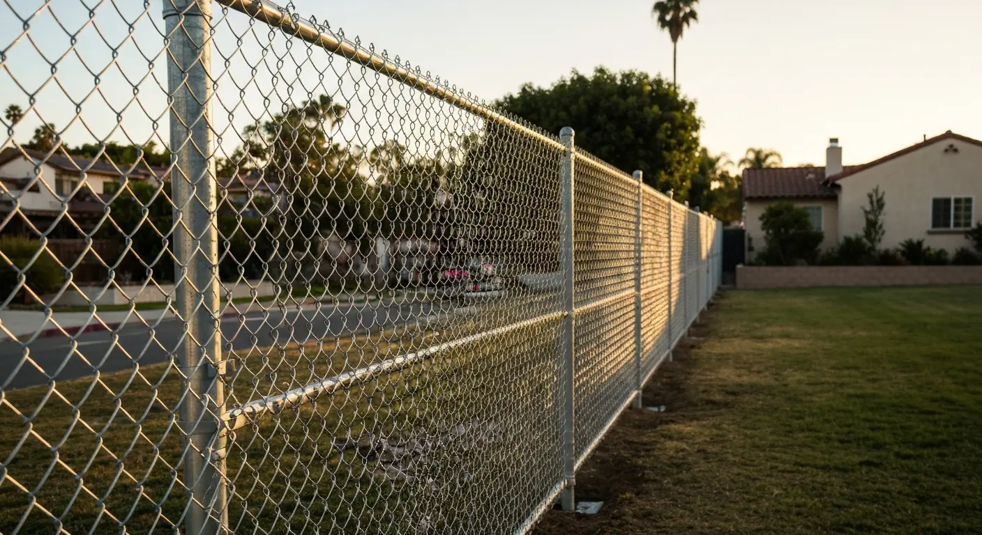 Chain-link fence